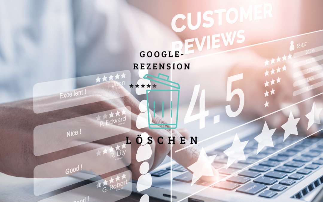 Symbolbild einer negativen Google Rezension auf einem Smartphone-Display.